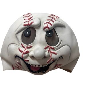 Vintage Baseball mask Latex Halloween mask Game face